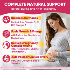 Nextdia iron and B vitamins support energy and immune health during pregnancy