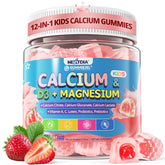 Nextdia Kids Calcium Gummies strawberry bottle promotes bone support with a tasty daily chew
