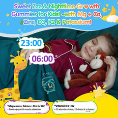 Nextdia Kids Sleep Gummies gummy closeup showing chewy texture kids enjoy