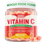 Nextdia Organic Vitamin C Gummies bottle front for easy daily immune support