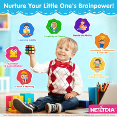 Nextdia phosphatidylserine supplement kids label, kid-friendly design
