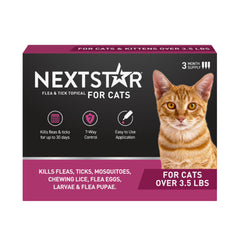 NEXTSTAR flea-tick cat topical with 30-day protection for cats