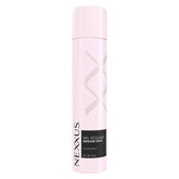 Nexxus XXL Finish bottle on shelf showing volume and shine without stiffness.