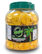 Nezka Lightly Salted Plantain Chips pack shot, gluten-free snack option for anytime cravings