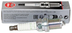 NGK BKR5E-11 spark plug close-up tip detail for precise ignition