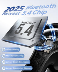 Ngsod Bluetooth headset with USB adapter providing stable connection in low-Bluetooth areas.