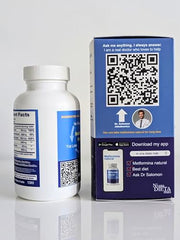 Ni una dieta más Metformina Natural bottle back shows dosage information for daily use