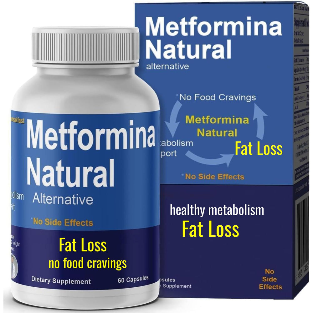 Ni una dieta más Metformina Natural bottle front view highlighting metabolism support