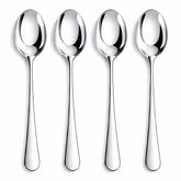 Nice Kitchen 12-piece teaspoons set shown with a polished finish for serving and stirring