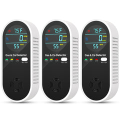 NICGOL 4-in-1 detector front view, compact home safety device
