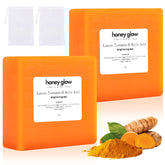 Nicgou Honey Glow Lemon Turmeric Kojic Soap Bar for face and body delivers radiant cleansing.