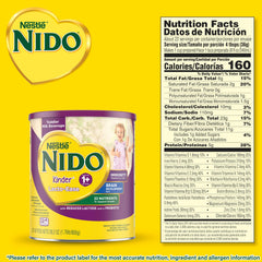 Nido Lacto-Ease powder scoop enables easy portioning for toddlers.
