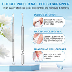 Cuticle pusher included with the NIFEISHI remover.