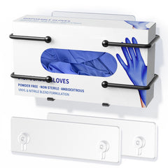Niffgaff Glove Box Holder wall-mount: durable metal dispenser keeps gloves within reach.