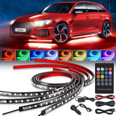Nilight underbody neon strip with 252 LEDs for vibrant night visibility.