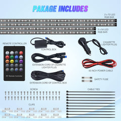 Nilight underbody neon strip with music mode dancing to your tunes.