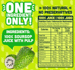 NILO Soursop juice being poured, ideal for a tropical refresh.