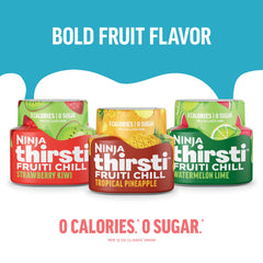 Ninja Thirsti FruitI Chill Watermelon Lime bottle ready to refresh with bold taste.