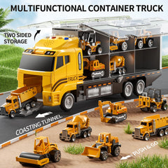 NIPLOOOW cement truck toy for creative engineering pretend-play.