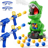 NIPLOOOW dinosaur shooting toy target shown during family playtime for engaging practice