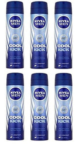 NIVEA MEN Cool Kick 150ml bottle offering long-lasting odor protection and freshness.