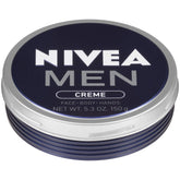 NIVEA MEN Creme 5.3 oz tin ready for multipurpose moisture on skin.
