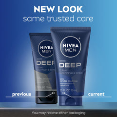 NIVEA MEN Deep Clean charcoal foaming-lather demonstrates deep-clean action.