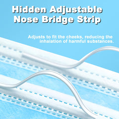 NIWOPO adjustable nose clip seals fit and reduces glasses fogging.
