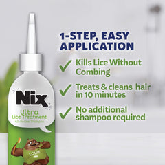 Nix Lice Removal Comb helps remove lice and nits after treatment.