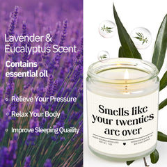 Niyewsor birthday gift candle for women and men, versatile and memorable.