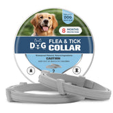 NJKPUYT tick and flea collar dog two-pack for lasting protection.