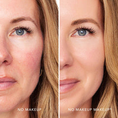 No Makeup Makeup Duo packaging with dual chamber and sponge for layered coverage.