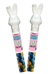No Whey vegan bunnies 2-pack tubes for Easter gifting