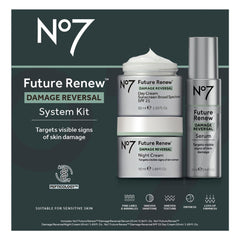No7 Future Renew Day Cream SPF 25 tube shields skin while locking in moisture.