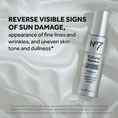 No7 Future Renew serum dispense pump demonstrates precise application for daily routine