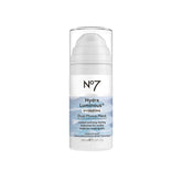 No7 HydraLuminous+ packaging showcases premium branding for hydrated skin prep