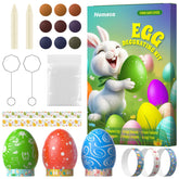 Nomeca Easter Egg Decorating Kit contents shown for easy at-home decorating