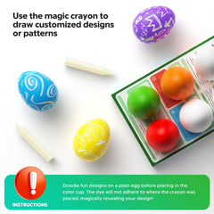 Nomeca glitter powder close-up adds sparkle to eggs for festive results