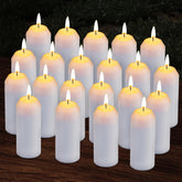 NOMFIX 20-pack emergency candles for indoor and outdoor use, steady light during outages.