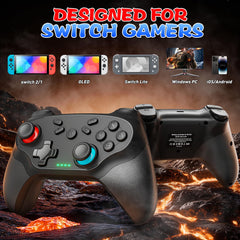 Nonbliep 2Pack wireless controller showing comfortable ergonomic grip
