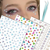 Nooepc face gems stars with adhesive for quick festival makeup accents.