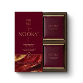 Nooky Couple Dark Chocolate Pack 40g showing two shareable squares.
