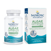 Nordic Naturals Algae Omega bottle — plant-based omega-3 for daily heart and brain support.