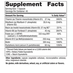 Nordic Naturals Vitamin B Complex capsules ready for everyday metabolism support.