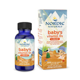 Nordic Naturals Baby's Vitamin D3 dropper delivering a 400 IU dose for easy use