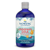 Nordic Naturals Children’s DHA strawberry bottle—kid-friendly omega-3 for daily learning support.