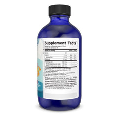 Nordic Naturals Children's DHA strawberry pour showing easy dosing for daily omega-3
