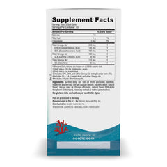 Nordic Naturals Complete Omega Jr. lemon label detail highlighting EPA and DHA