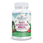 Nordic Naturals Kids Nordic Flora Probiotic Gummies bottle supports digestive balance for children.