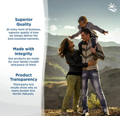 Nordic Naturals Kids Nordic Flora Probiotic Gummies label shows non-GMO and vegan attributes.